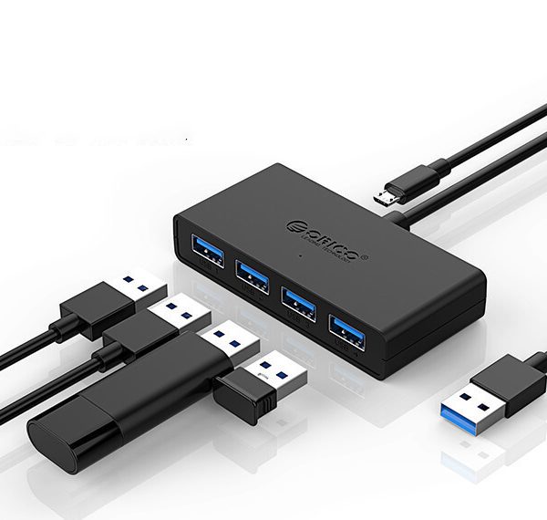 ORICO G11-H4 Laptop USB3.0 Hub HUB Extension Cable With Auxiliary Power Supply Port