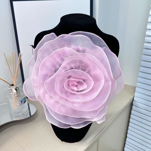 Simple Three-dimensional Flower Decoration Dress Removable Corsage